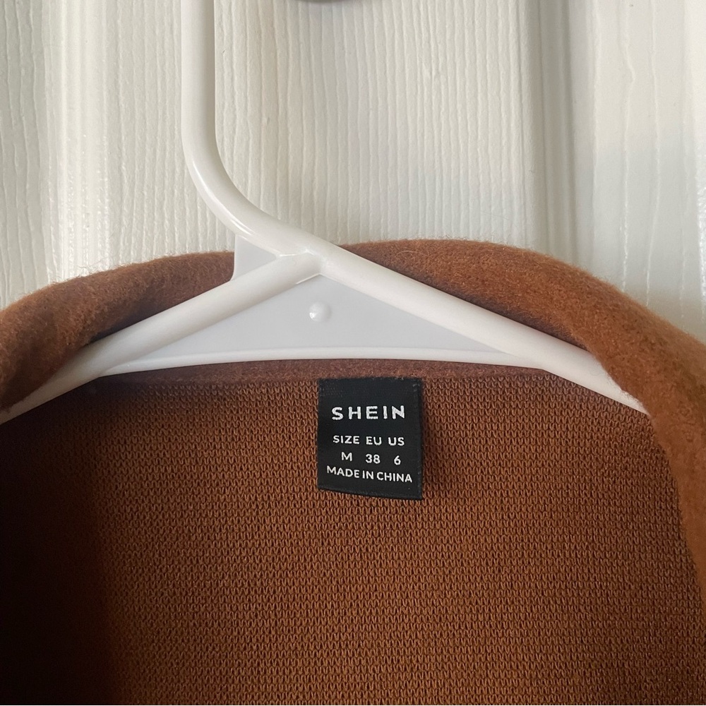 NWOT Vintage Style Brown Crop Jacket - Picture 2 of 4